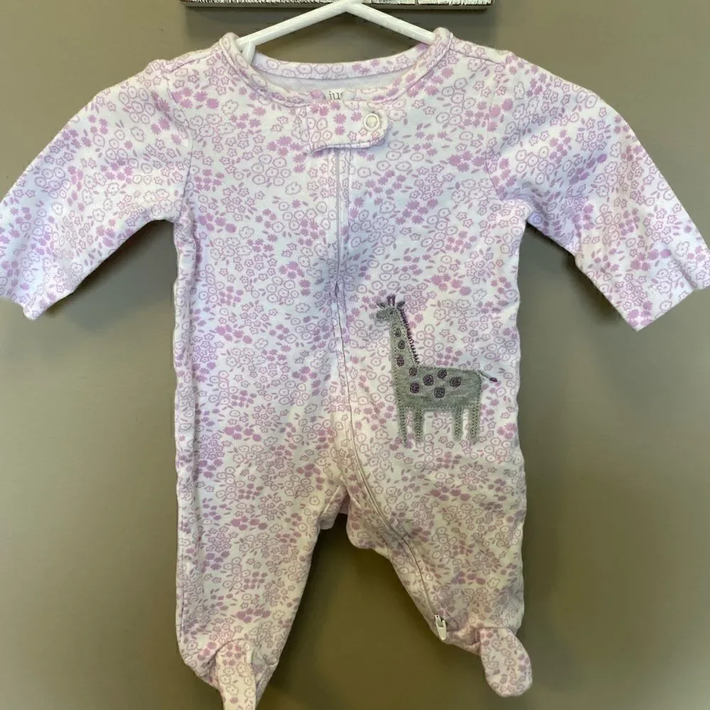 (4) Piece Bundle Carter’s and EMC 3 Month Baby Girl Clothes